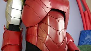 Body armor iron man chest plate. Iron Man Power Suit 48 Building Abs James Bruton Youtube