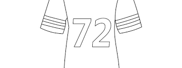 The football/soccer jersey patterns are full color like they were for the jerseys designed by him. Football Jersey Template Large