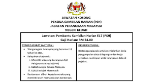 Jawatan kosong 2021 di institut penyelidikan perhutanan malaysia (frim) | permohonan adalah dipelawa daripada warganegara malaysia yang ber. Jawatan Kosong Di Jabatan Perangkaan Negeri Kedah Terbuka Lelaki Wanita Minimum Spm Jobcari Com Jawatan Kosong Terkini