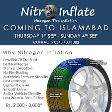 Because nitrogen is more stable than oxygen, it is common in the tires of vehicles that require more precision tuning, such as race cars, industrial … Nitro Inflate Lahore Is Coming To Islamabad Jeep Club Rally Team Facebook