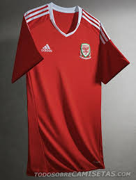 Wales Euro 2016 Home Kit By Adidas Uefa Euro 2016 Camisas Jersey Atletico Madrid