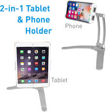 This mounting system fits tablets measuring 7 inches to 13 inches with a thickness of 0.2 to 0.5 inches, including the apple ipad, ipad pro, samsung. Macally 2 In 1 Kitchen Tablet Stand Ipad Wall Mount Under Cabinet Holder Perfect For Recipe Reading On Countertop Or Using On Office Desktop Fits Ipad Iphone Samsung Tab Devices Up To 7 5 Wide Amazon Com