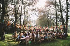 Dreamy Bohemian Forest Wedding Reception Bandung