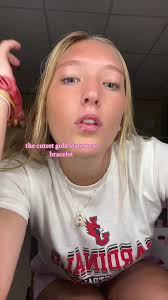 Krista Gold Statement Bracelet in White Mix