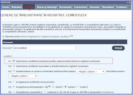Servicii desfasurate de cabinetul nostru in relatia cu registrul comertului: Https Portal Onrc Ro Onrcportalweb Docs Formulare Rc Cerere 20de 20inregistrare 20 20pj Pdf