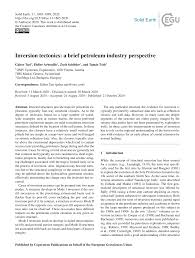 Inversion tectonics: a brief petroleum industry perspective