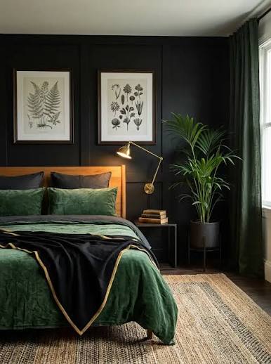 27 Green Bedroom Ideas That Feel Like a Hidden Luxury Forest Escape | Wisal