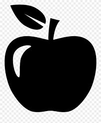 All apple clip art are png format and transparent background. Apple Clipart Teacher Apple Clipart Black And White Png Download 613182 Pinclipart