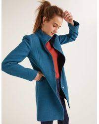 Boden Wool Hengrave Coat Baltic In Blue Lyst