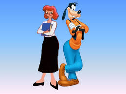 Goofy And His Girlfriend Sylvia Marpole Disney Cartoon Characters Goofy Movie Goofy Disney