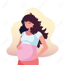 Infant mother cartoon, mother holding a baby, woman carrying baby. Pregnant Woman Cartoon Design Belly Pregnancy Maternity And Mother Theme Vector Illustration Lizenzfrei Nutzbare Vektorgrafiken Clip Arts Illustrationen Image 154649643