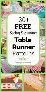 Free Table Runner Patterns For Spring Summer Table Runner Pattern Summer Table Runner Quilted Table Runners Patterns