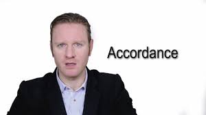 En fonction de, d'après, selon. Accordance Meaning Pronunciation Word Wor L D Audio Video Dictionary Youtube