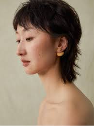 Wayfarer's Fruit Small Boxwood Sterling Silver Earrings