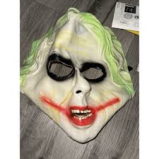 DC Comics The Joker Deluxe Adult Latex Masks 2 Mask, Illusion-  RubiesCostume Inc