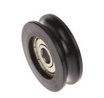 For Slide Door Window U Groove Roller Pulley 626 Bearing Steel Bearing  Roller Injection-coated U-... One Size