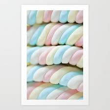 Pastel Rainbow Marshmallow Candy Art Printpastel Rainbow Marshmallow Candy Art Print Set The Tone Of Your Room From The In 2020 With Images Candy Art Pastel Rainbow Rainbow Candy