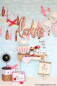 Love Is In The Air Airplane Themed Bridal Shower Bridal Shower Theme Bridal Shower Gifts Bridal Shower