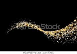 Here we share unique as well as glitter confetti ideas that will fulfill your decoration. Vector Gold Glitter Confetti Wave On Black Background Vector Canstock