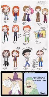 When you read the harry potter books, you can picture the characters looking and behaving in the. Book Vs Movie Harry Potter Funny Harry Potter Tumblr Harry Potter Funny Pictures