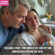 First time mom at 55 years old