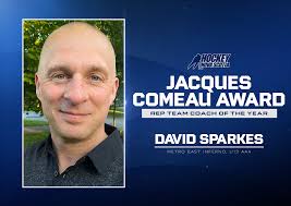 SPARKES ANNOUNCED AS JACQUES COMEAU AWARD WINNER