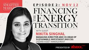Nikita Singhal, Managing Director and Co-Head of Sustainable Investment &  ESG, Lazard Asset Management
