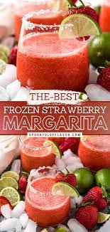 Best Frozen Strawberry Margarita In 2021 Frozen Strawberry Margarita Mixed Drinks Recipes Frozen Cocktail Recipes