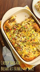 Cheesy Sausage Breakfast Bubble Up Bake Recipe Breakfast Brunch Recipes Breakfast Recipes Casserole Brunch Recipes