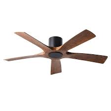 Acclaim lighting artisan light outdoor flush mount ceiling fixture frosted glass. Modern Forms Aviator 54 In Matte Black Led Indoor Outdoor Flush Mount Smart Ceiling Fan With Wall Mounted 5 Blade In The Ceiling Fans Department At Lowes Com