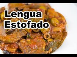 Lengua Estofado Is A Type Of Ox Tongue Stew The Tongue Was Made Very Tender And Cooked With Tomato Soy Sauce Vineg Estofado Recipe Pork Liver Recipe Recipes