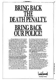 Quels sont les horaires d'ouverture de central park ? Datei Trump Bring Back Death Penalty Ad 1989 Jpg Wikipedia