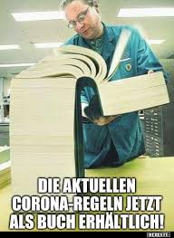 Maybe you would like to learn more about one of these? Die Aktuellen Corona Regeln Jetzt Als Buch Erhaltlich Lustige Bilder Spruche Witze Echt Lustig