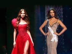Fernandez had created five gowns for stepien and assisted her throughout multiple flights to and from thailand to ensure that the dress had fit well and was up to expectations. Michael Cinco Designs Miss Universe Canada S Stunning Evening Gown Gma Entertainment