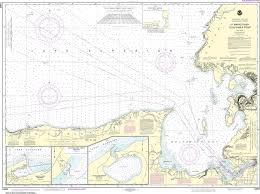 Noaa Nautical Chart 14962 St Marys River To Au Sable Point Whitefish Point Little Lake Harbors Grand Marais Harbor