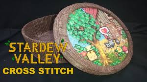5 out of 5 stars. Stardew Valley Cross Stitch Inlaid Handmade Round Box Youtube