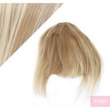 The style and cut work better on lengthy hair with a sleek, straight texture. Clip In Bang Fringe Human Hair Remy Mixed Blonde Hair Extensions Hotstyle