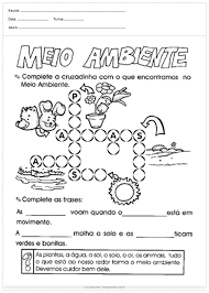 Atividade De Ciencia Meio Ambiente Ler E Aprender