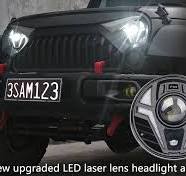 Amazon.com: Riasdy 2 faros delanteros redondos LED láser de 7 pulgadas  compatibles con Jeep Wrangler JK JKU TJ LJ, etc. Luz alta/baja DRL para  lente ...