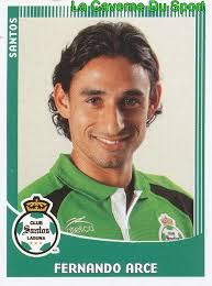 298 FERNANDO ARCE MEXICO CLUB SANTOS LAGUNA FIRST DIV OPENING 2010 PANINI