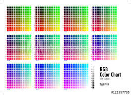 Rgb Press Color Chart Buy This Stock Vector And Explore