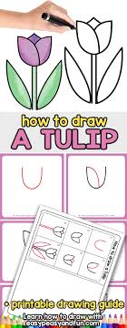 Maybe you would like to learn more about one of these? How To Draw A Tulip For Kids Easy Step By Step Tutorial Easy Peasy And Fun