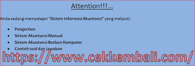 We did not find results for: Sistem Informasi Akuntansi Pengertian Fungsi Contoh Soal Jawaban