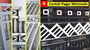 Perpaduan motif pagar klasik dan. 4 Contoh Model Teralis Pagar Rumah Minimalis Youtube