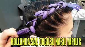 Hollanda Sac Orgu Modeli Nasil Yapilir Renkli Orgulu Sac Modelleri Youtube