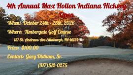 2026 Max Hollon Indiana Hickory Open