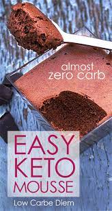Dark Chocolate Dessert With Almost No Carbs Freeze For Keto Pops Or Ice Cream Keto Chocolate Mousse Dark Chocolate Desserts Keto Dessert Recipes