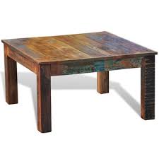 62 inches long x 21 inches deep x 16 inches tall best offer takes it. Vidaxl Coffee Table Square Reclaimed Wood Vidaxl Com