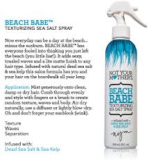 Winner Of Latina Magazine Beauty Award Texturizing Sea Salt Spray From Not Your Mother S Must Try Texturizing Sea Salt Spray Sea Salt Spray Beach Babe