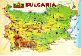 Самое интересное в македонии на машине за 3 дня. Bulgaria Postcard Maps On The Web Infografika Karta Bolgariya